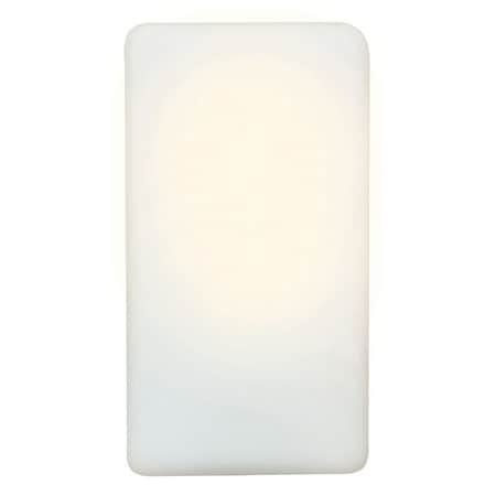 Brick, 1 Light Outdoor Wall Mount, Opal Glass